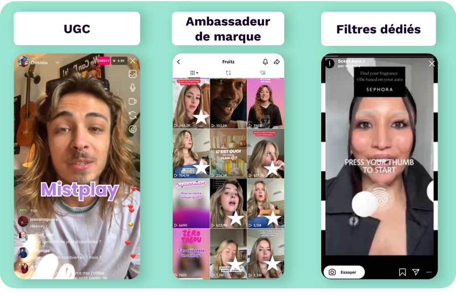 organic growth production créative