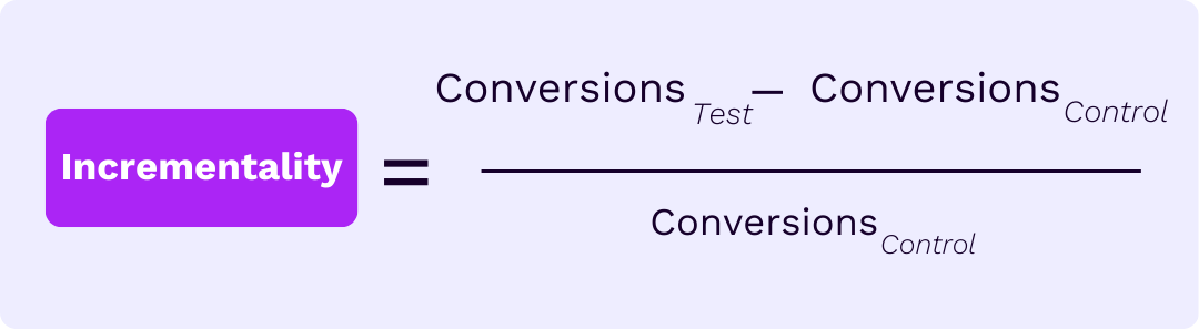 incrémentalité formule