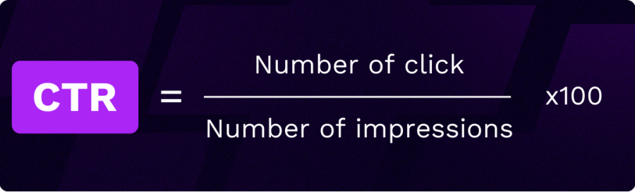 taux de clic click through rate formule