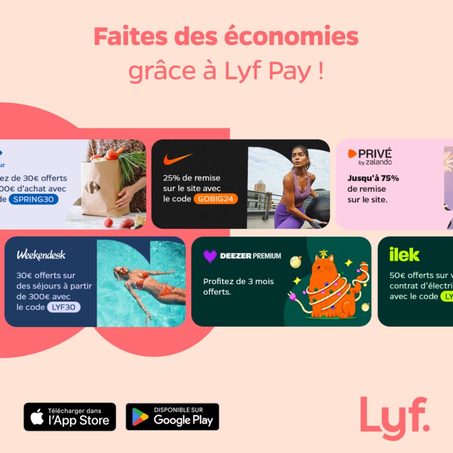 Visuel acquisition payante et aso pour lyf