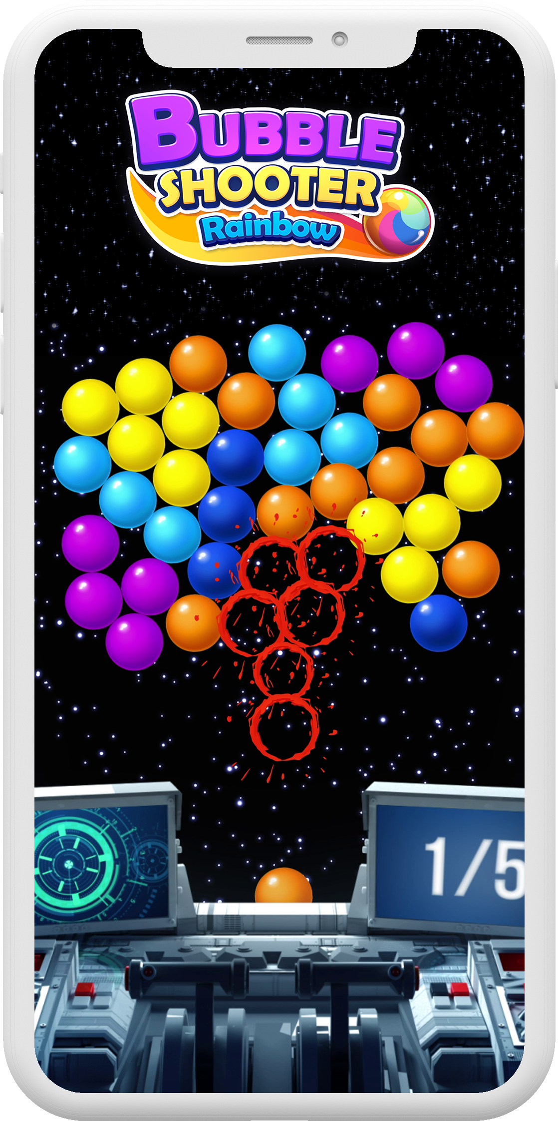 mockup bubbleshooter